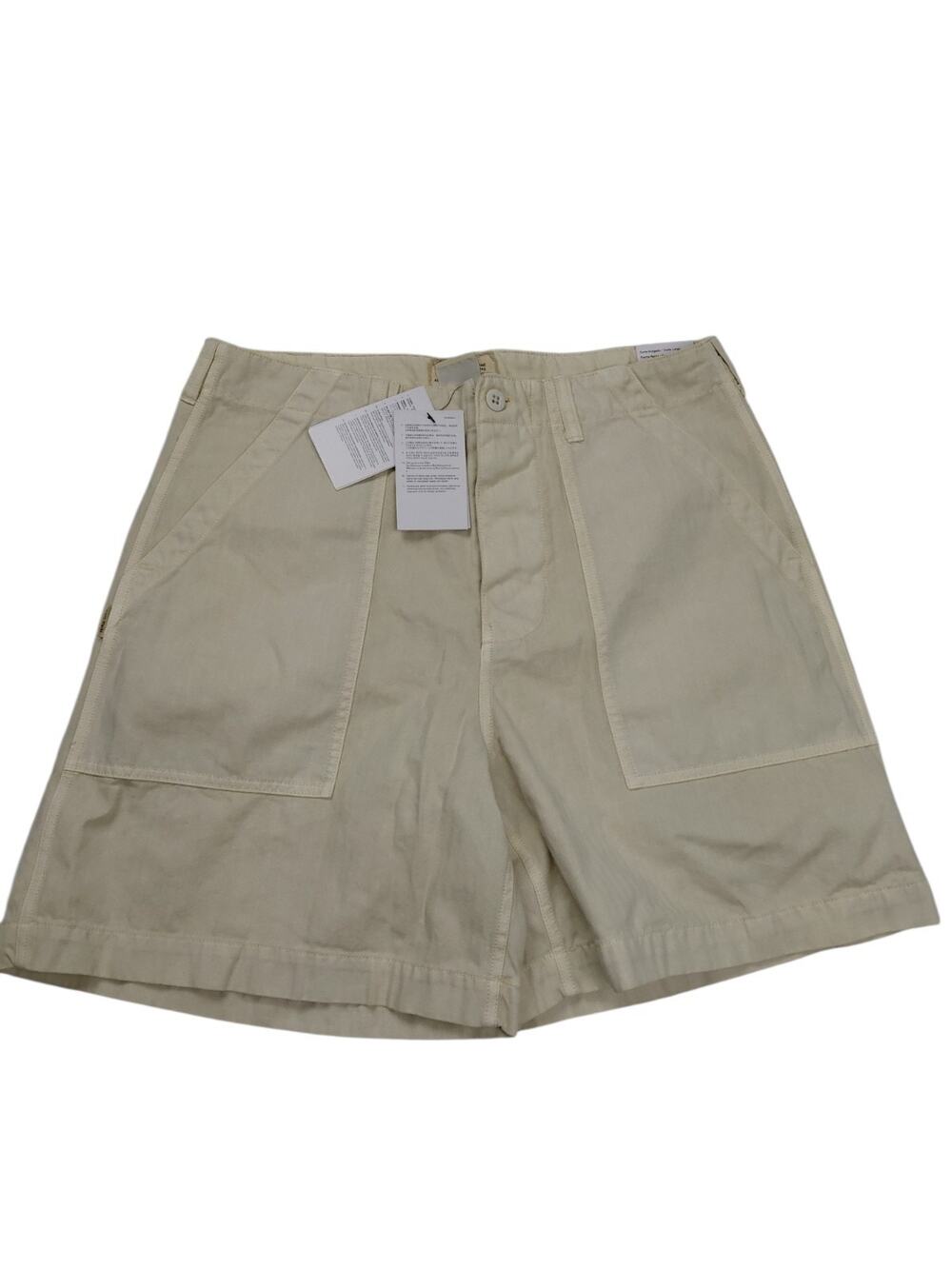 Nike Life Fatigue Shorts HJ2976-229 Light Khaki Herringbone Twill- Men's 32 -New